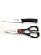 Royalford 2-Piece Utility Knife Set Black/Silver 29X13.5X2Cm
