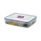 Lock &amp; Lock Airtight Rectangular Short Container 2.7L