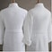 Lushh  100% Cottom Kimono Bathrobe White -(Small/Medium)