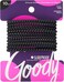 Goody Nonslip Women's Elastic Hair Tie Black, 4mm For Medium Hair- Ouchless Pain-Free Hair Accessories For Women's Perfect For Long Lasting Braids, Ponytails, 10 Count