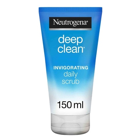 Neutrogena Deep Clean Facial Scrub, Invigorating, Normal To Combination Skin - 150 ml