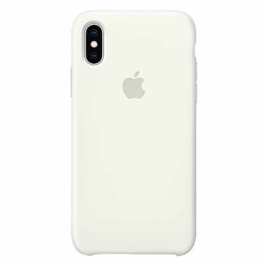 Apple Silicone Case Cover For iPhone Xs Max White