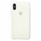 Apple Silicone Case Cover For iPhone Xs Max White