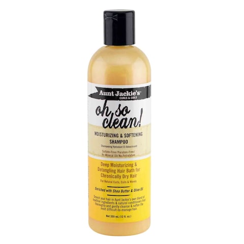 Aunt Jackie&#39;s Oh So Clean Moisturizing Softening Shampoo 355ml