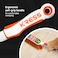 Kress Kleen Dust Pan Brush Set 'Snap-On' - Trooper (Orange)