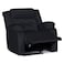 In House Velvet Classic Recliner Chair - Dark Grey - NZ30