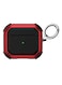 AirPods Pro 2 Case Shockproof Armor Rugged Cover with Keychain Carabiner Compatible with Apple AirPods Pro 2nd Generation 2022 Case Red