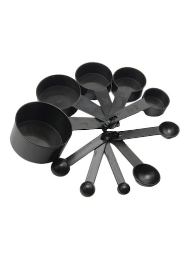 Generic 10-Piece Measuring Spoons Set Black