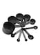 Generic 10-Piece Measuring Spoons Set Black