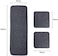 Universal Car Seat Cover Cushion Pad Mat For Auto Supplies With Natural Moxa Filling  for Pressure pain,Unique Scent Inhibitiing The Interior Growth Of Bacteria (Gray,3pcs/set)