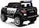 Megastar Ride On Suv Police Gmc Style Pick Up Car, Black, 601-Pblk