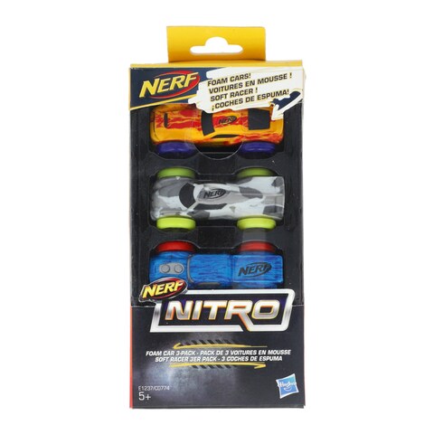 Nerf Nitro Foam Car (Pack of 3)