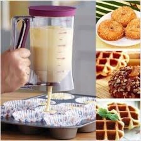 ABBASALI Heavy Duty Batter Dispenser With Measuring Label
