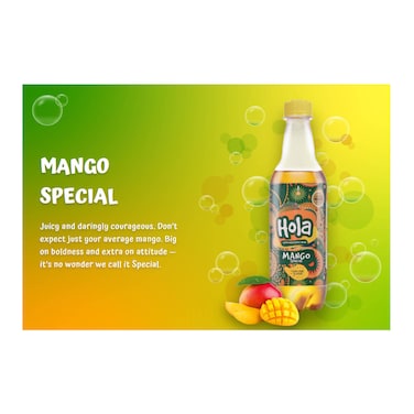 Hola Mango Carbonated Drink 301Ml