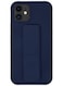 Zolo Finger Grip Holder and standing cover with Car Magnetic Multi-function Shockproof Protective Case Cover For iphone 11 Dark Blue