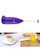 Generic Electric Handheld Coffee And Milk Egg Beater Whisk Purple