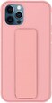 MARGOUN For iPhone 12 Finger Grip Phone holder Phone Case Car Magnetic Multi-function Shockproof Back Cover Protective Case Two-in-one Phone holder Phone Case (light pink, iphone 12/12 pro)