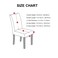 Woven Jacquard Stretch Fit Dining Chair Cover Cream