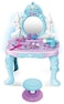 Easy Future Toy Vanity Table Makeup Dressing Table Toy Playset Pretend Play Makeup Kit Toy Vanity With Mirror Lipstick Hair Dryer Jewelry And Chair For Kids Girls Nov77868
