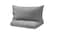 Duvet cover and pillowcase, grey150x200/50x80 cm