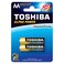 توشيبا AA بطاريات - 1.5فولت - 2 قطعة 