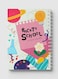 Lowha Spiral Notebook With 60 Sheets And Hard Paper Covers With Back To School Design, For Jotting Notes And Reminders, For Work, University, School