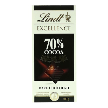 Lindt Excellence Dark Chocolate 70% Cocoa 100g