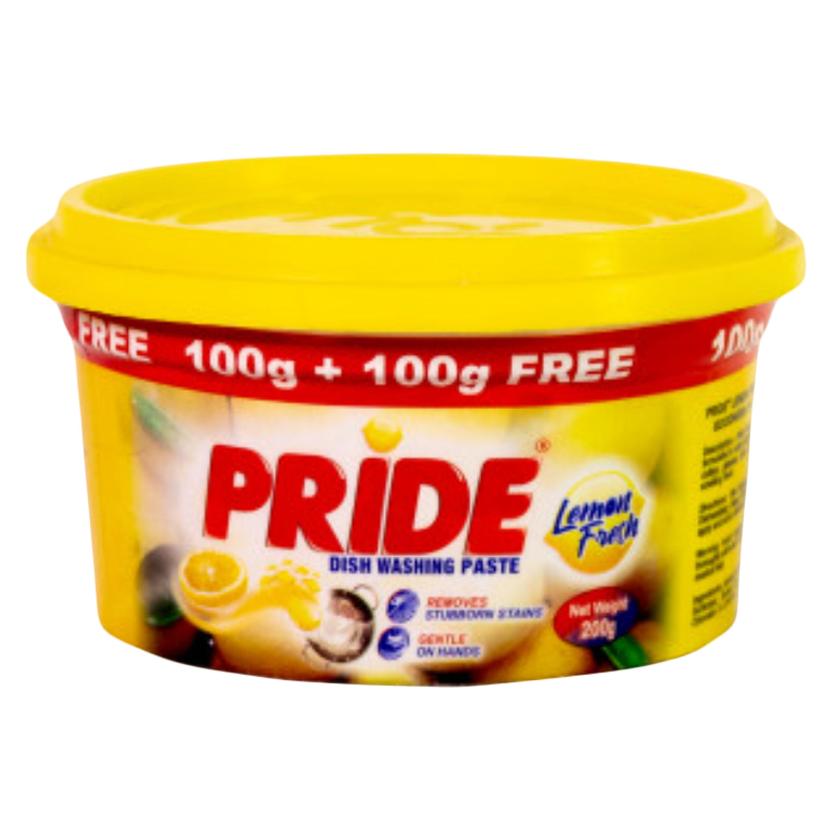 Pride Dish Washing Paste Lemon 200G