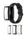 Fitme 3-Piece Screen Protector Set For Fitbit Inspire 2, Black/Rose Gold/Silver