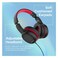 Promate Simba HD Stereo Kids Wired Headphone Black/Red