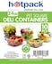 Hotpack Pet Deli Container Square With Lid 24Oz - Pet 10 Pieces