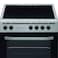 Westpoint Electric Cooker WCAM6604E1DI Black/Silver
