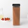 Brabantia Tasty+ Stackable Square Canister Dark Grey 2.5L