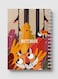Lowha Spiral Notebook With 60 Sheets And Hard Paper Covers With Classical Theme Jungle Design, For Jotting Notes And Reminders, For Work, University, School