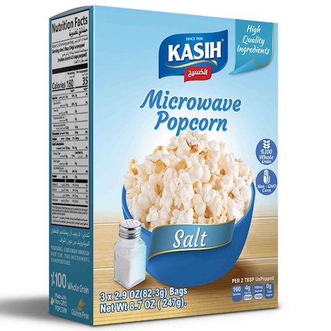 Kasih Microwave Popcorn Salt 247 Gram