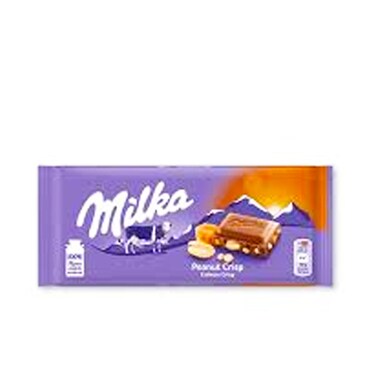 Milka Chocolate Peanut Crispy Caramel 90GR