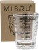 MIBRU Espresso Glass Measuring Cup Suitable For Preparing Espresso 60ml (Pack 2)
