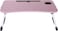 Datazone Laptop Desk, Adjustable Table With Stand For Notebook, Ipad, Tablets, Cup Holder With Small Drawer For Easy Access To Your Important Needs Dz-Tp004 (Pink)