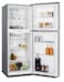 Nobel 280 L Gross / 196 L Net, No frost Double Door Refrigerators, R600a Refrigerant, Temperature Control, Inside Light, Inside Condenser - NR280NF Dark Silver