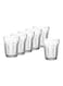 Royalford 6-Piece Tumbler Set 7 Oz Glass Clear 10inch