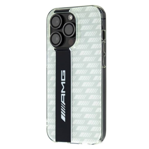 AMG Transparent Double Layer Case With Carbon Pattern iPhone 14 Pro