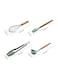 Generic 11-Piece Silicone Cooking Utensil Set Green Wisk, Brush, Tong, Spoon, Skimmer, Spatula, Holder