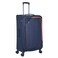Eminent Expandable Trolley Luggage Set of 3 Bag Soft Suitcase for Unisex Travel Polyester Shell Lightweight with TSA lock Double Spinner Wheels E765SZ Navy Blue