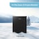 Bompani 110 Litter Single Door Refrigerator - Defrost Fridge Freezer With Smart Sensor &amp; Humidity Control, BR11ON, Back
