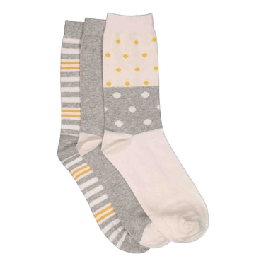 Men Printed Socks Assorted 3 Pieces Pack