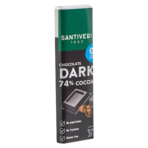 Santiveri Cocoa Dark Chocolate 20g