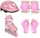 Top Gear TG-9006 Skate Shoes With Protection Set, Pink/White