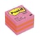 Post-it Notes 2051-P Mini Cube, Pink 51mm x 51mm [400 Sheets]