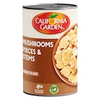 Buy California Garden Ready To Eat Mushrooms Pieces And Stems 425g in UAE