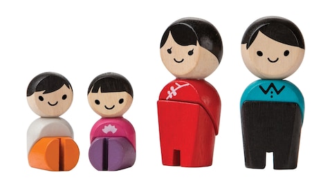 Plantoys Wooden Family Iii (Asian Family)